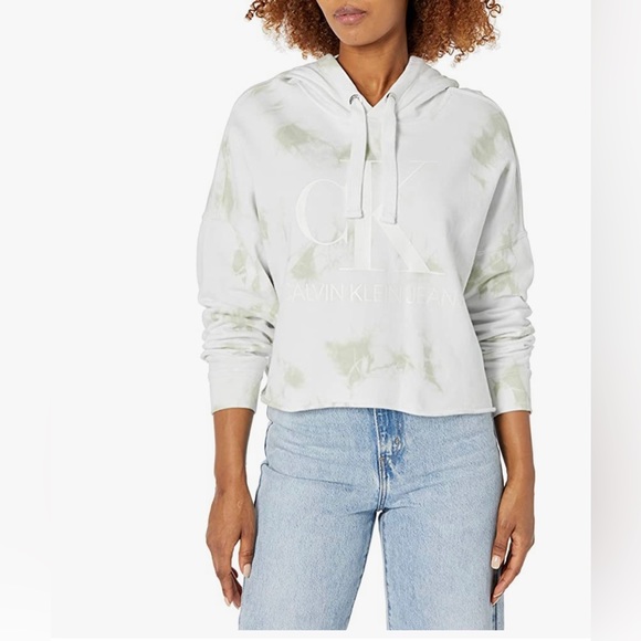 Calvin Klein Tops - CALVIN KLEIN WOMENS CROPPED HOODIE